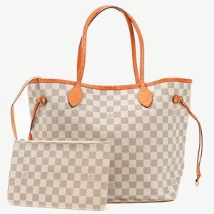 Louis Vuitton Neverfull MM Damier Azur Canvas Tote